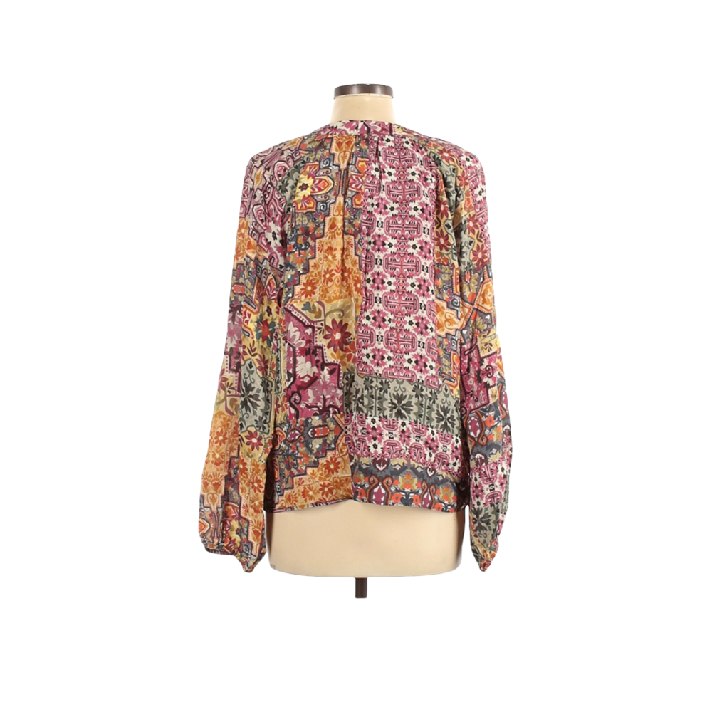 Kachel X Anthropologie Ambrosia Peasant Blouse Size L - Picture 5 of 17